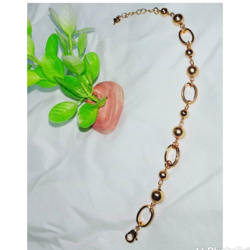 Gelang Rantai Xuping Lapis Emas Gelang Jurai Xuping