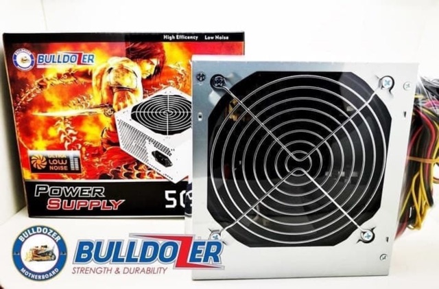 Power Supply BULLDOZER 500W PSU 500 Watt Fan 12cm