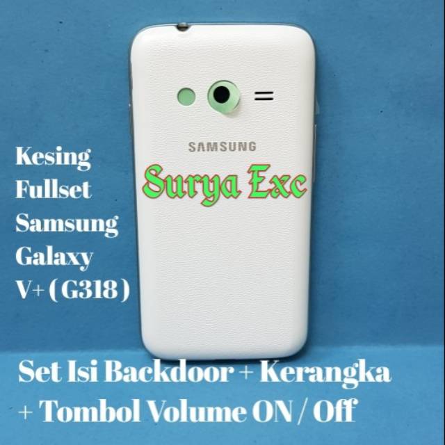 Casing Fullset Samsung Galaxy V+ / Vplus /G318 Kesing Samsung Fulset G 318 V+