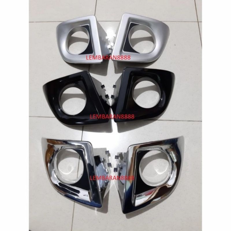 Cover Foglamp Ring Fog lamp Avanza Xenia vvti hitam chrome silver