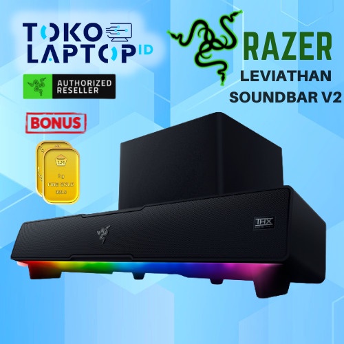 Razer Leviathan V2 Gaming Soundbar For PC With Subwoofer