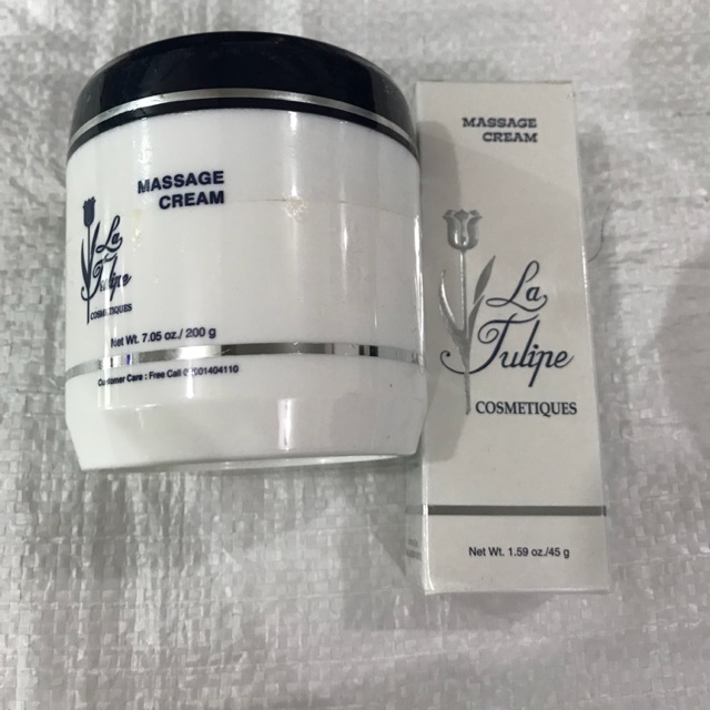 LA TULIPE MASSAGE CREAM @MJ