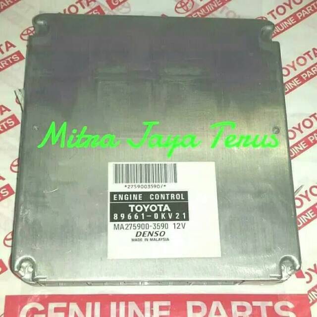 89661-0KV21 ECU Innova/Hilux Diesel TOYOTA Computer Engine Control Komputer Mobil Matic OKV21 PROMO
