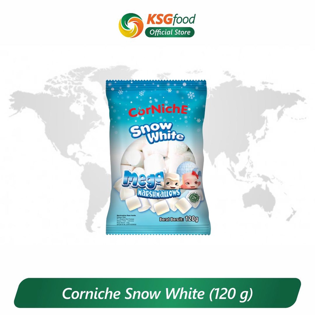 

CORNICHE MEGA SNOW WHITE MARSHMALLOW [120GR]