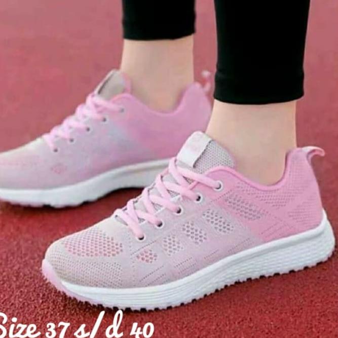 SALEE.. Sepatu Kets Running Wanita Fashion Sport Olahraga Jogging Lari Spatu Cets Sneakers Shoes Seo
