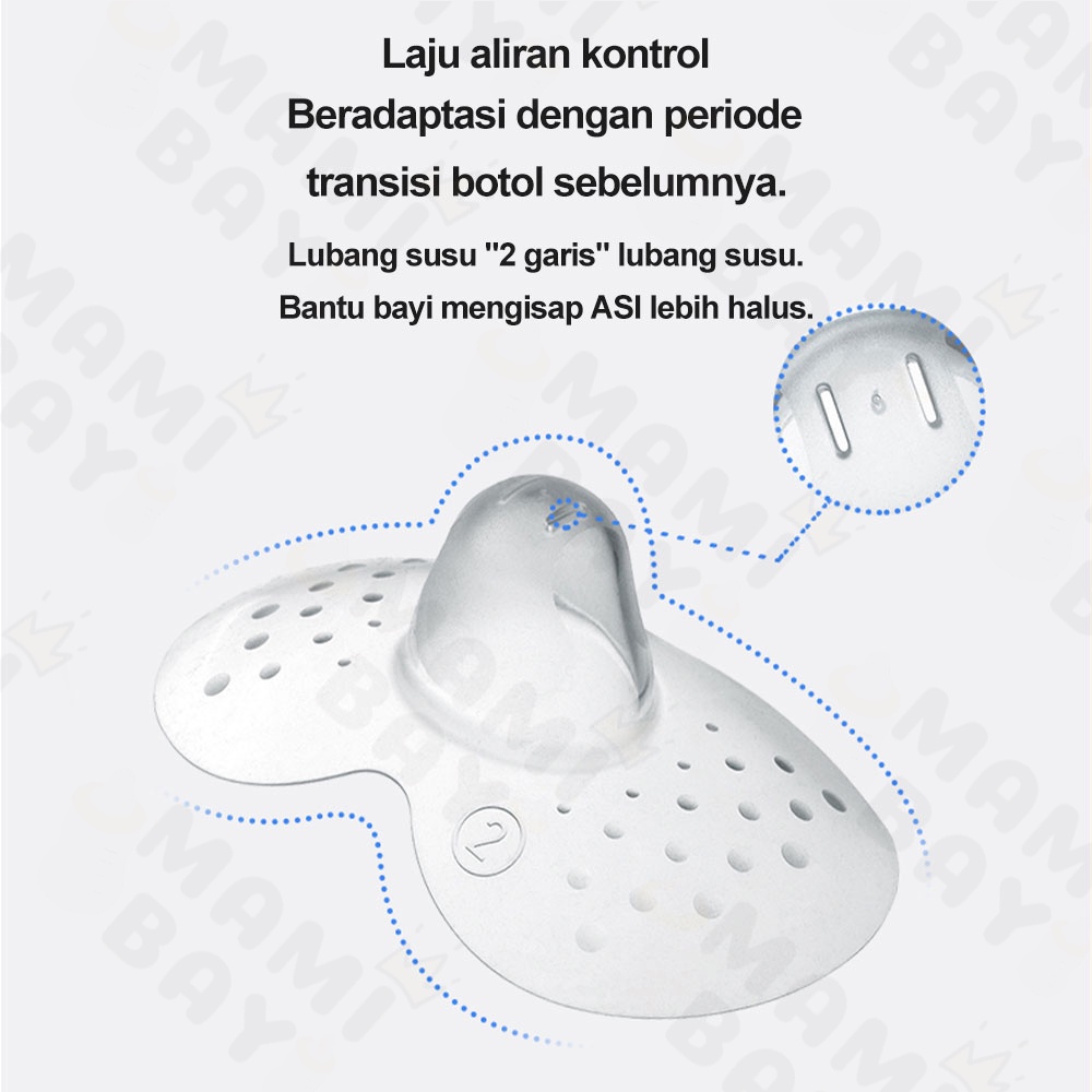 OKEYI Nipple shield Pelindung puting ibu menyusui Bahan Silikon melindungi gigitan bayi