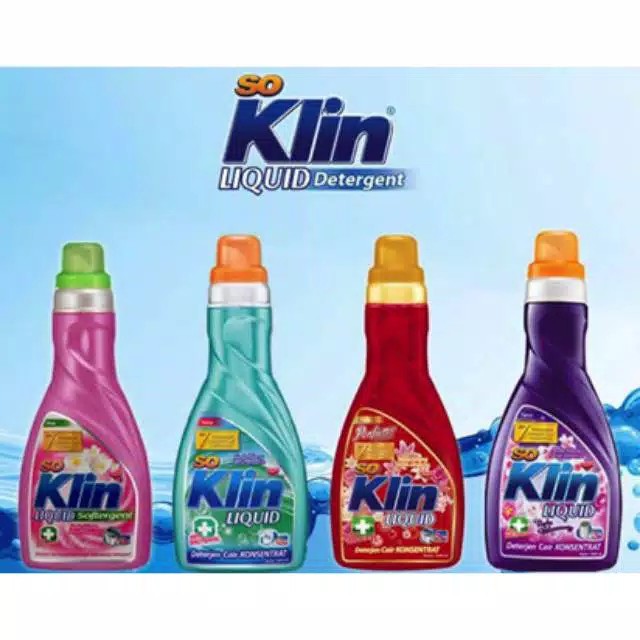 Jual So Klin Liquid Detergent Ml Bottle Shopee Indonesia