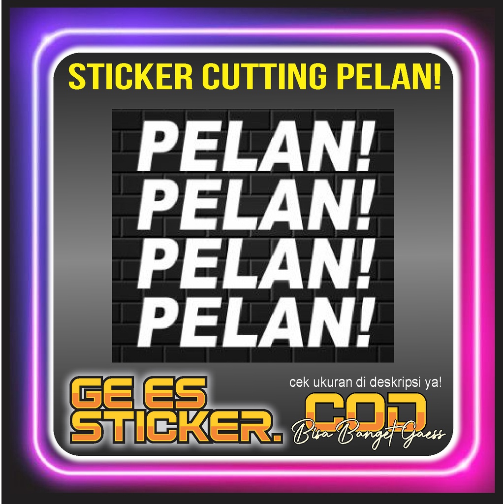 Jual Stiker Kekinian Viral Pelan Stiker Herex Shopee Indonesia