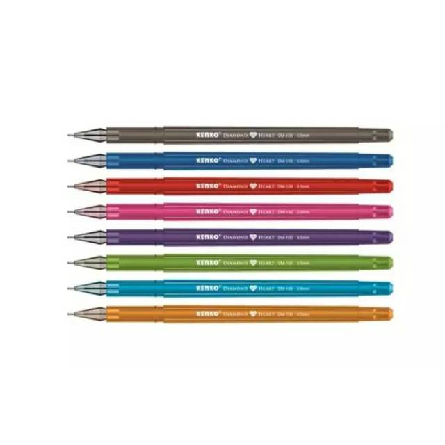 

PEN GEL kenko Diamond 8 warna isi 8 pcs