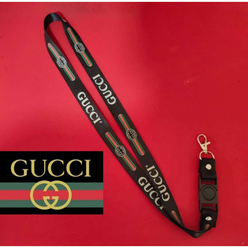 

gantungan kunci distro GUCCI lanyard gantungan leher