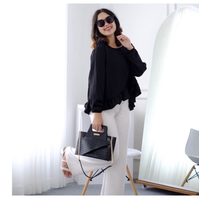 preloved top black kanara_id