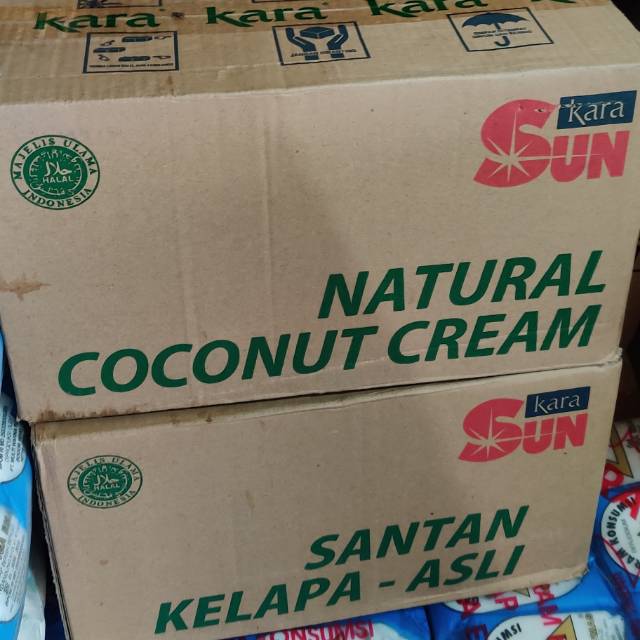 Sun Kara 1000ml / Santan Kelapa Kara 1 Liter DUS isi 12pcs GOSEND