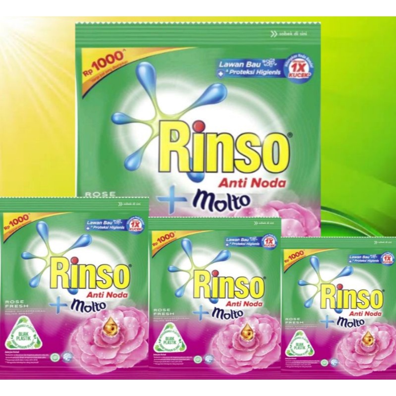 Rinso Bubuk Renceng isi 6 Sachet