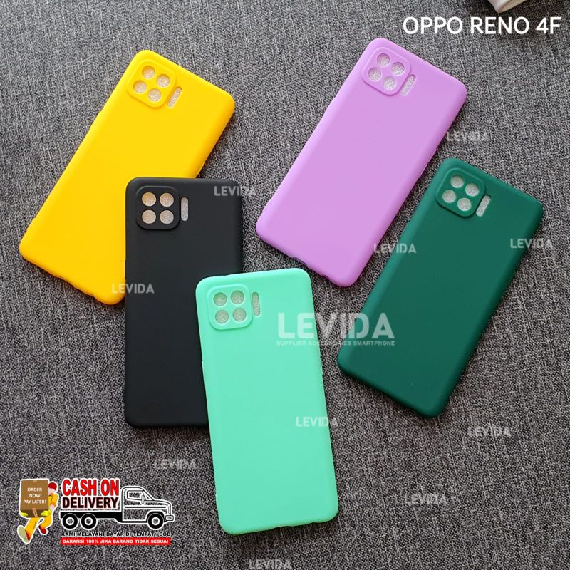 Oppo Reno 4F Oppo A15 Oppo A15S Silikon Matte Case Color Case Oppo Reno 4F Oppo A15 A15S LEVIDA