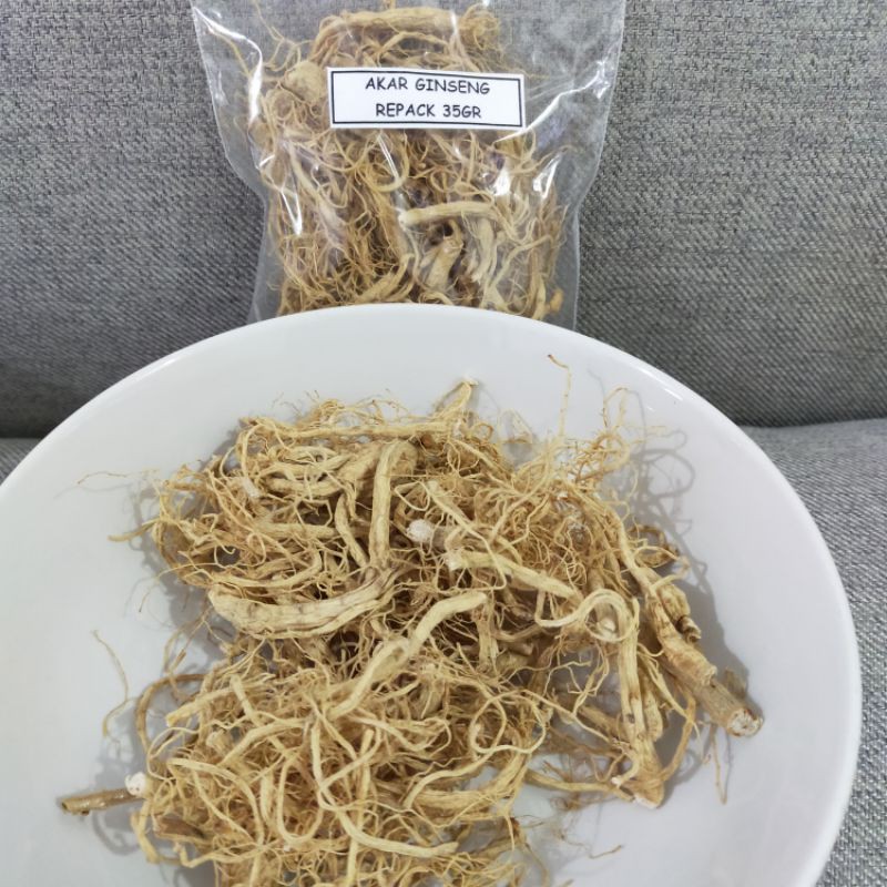 

Akar ginseng Premium repack isi 35gram