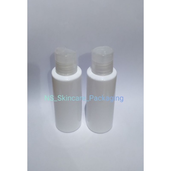 Botol presstop / disstop / presson 100ml RF putih