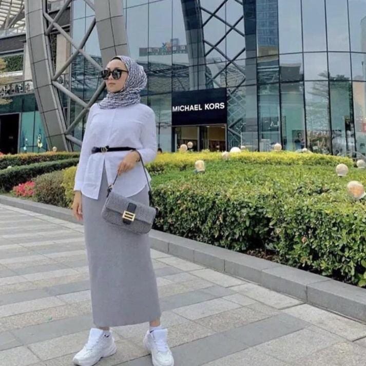 ROK SPAN KENITS SEMI RAJUT PREMIUM