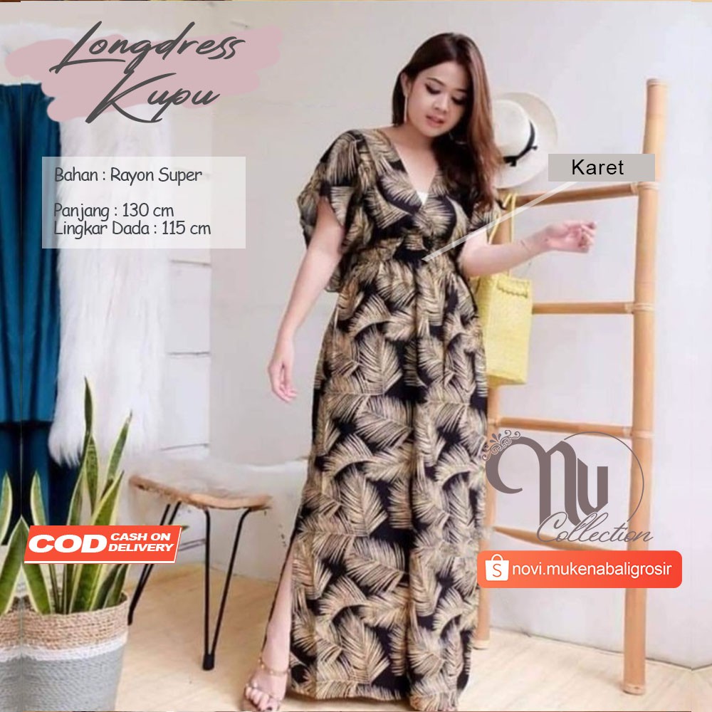 DASTER BALIKU LONG DRESS KUPU MOTIF DASTER MURAH DRESS MURAH