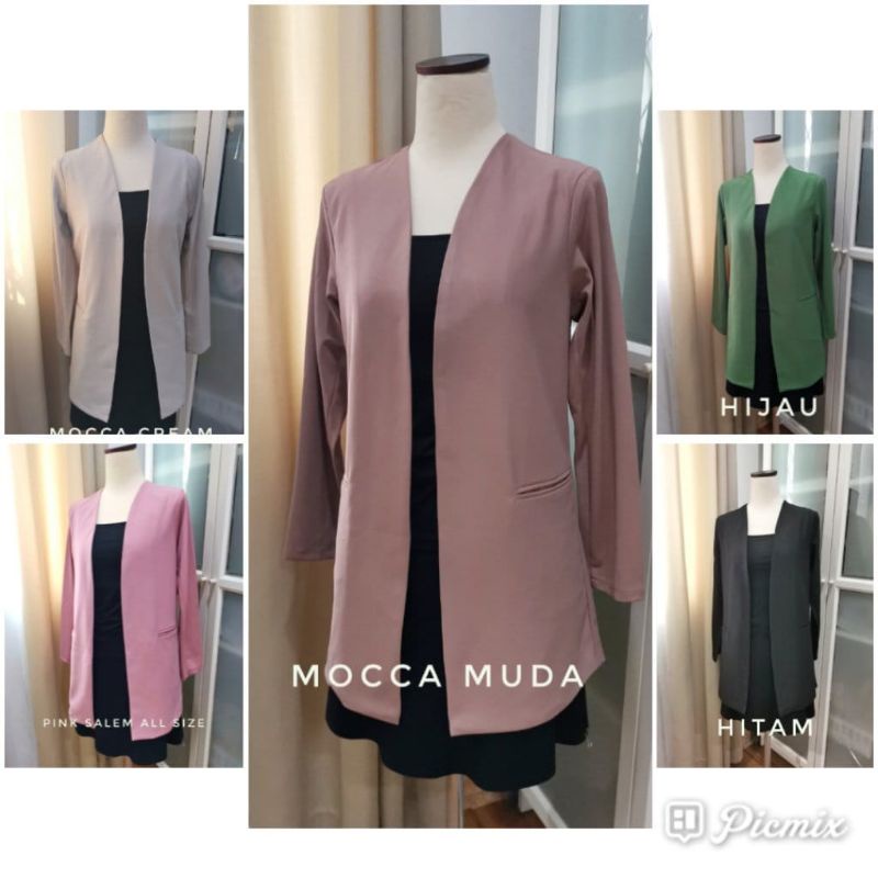 Blazer Panjang kantong