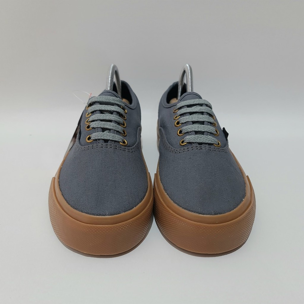 CUCI GUDANG Sepatu Vans Authentic Grey sol Gum Premium Quality