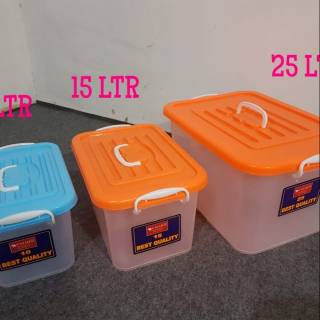 Box Container  Kotak  Kontainer  Plastik Serbaguna 15L 15 