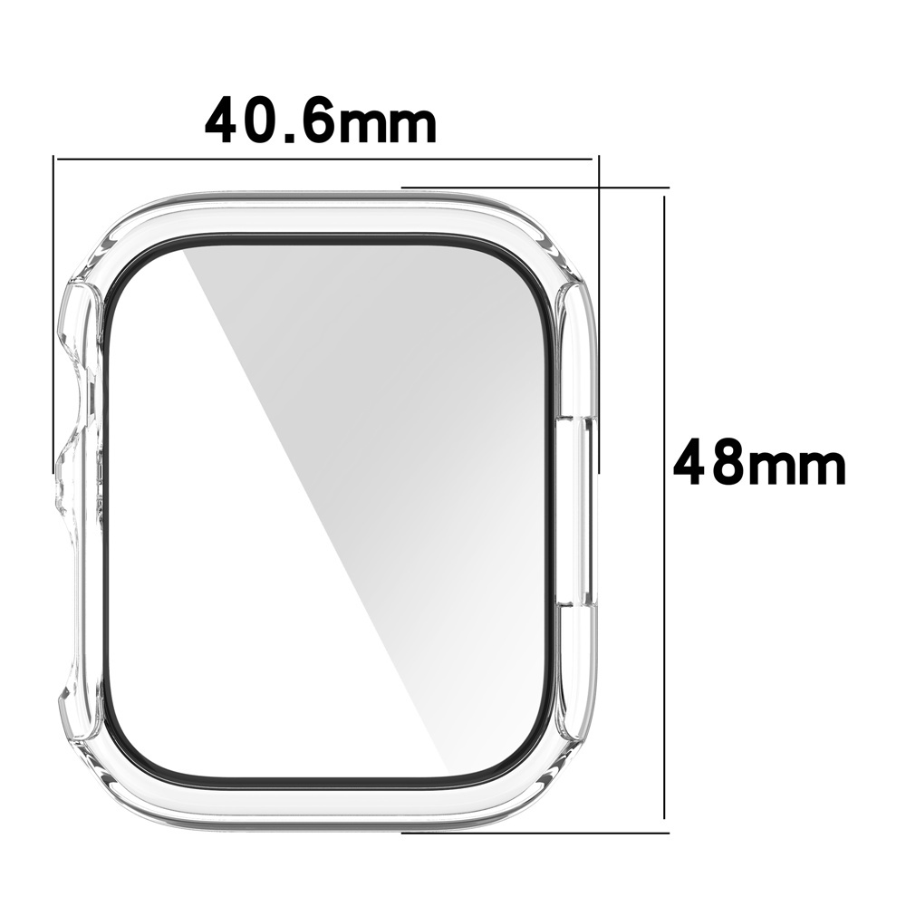 Pelindung Layar Bahan PC Ukuran 45MM Untuk Apple Watch 7 / 8 41MM