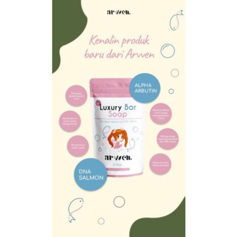 Sabun Pemutih Badan Arven / Luxury Bar Soap Arvven