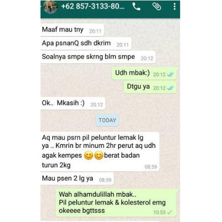 Obat Pelangsing Herbal / Penurun Berat Badan