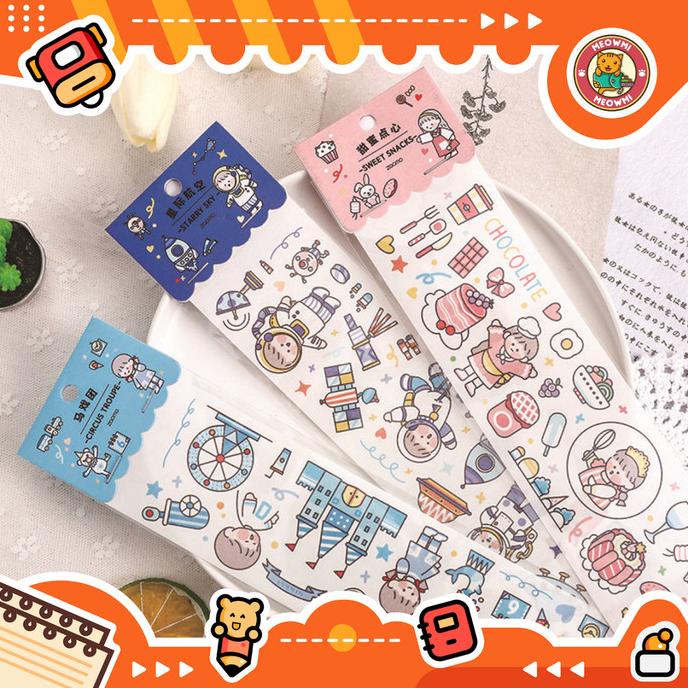 

#@#@#@#@] Sticker Planner Diary Karakter Lucu STK0020