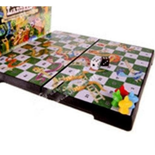 ➵ ULAR TANGGA MAGNETIC BOARD SNAKE LADDERS ◘