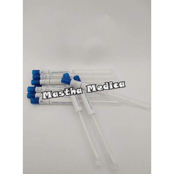 Stick Cotton Sterile Swab VTM Viral Transport Medium Virus Corona PCS
