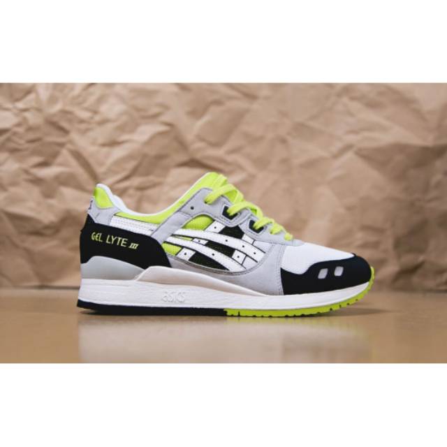 Asics Gel Lyte ||| White Black Neon Volt