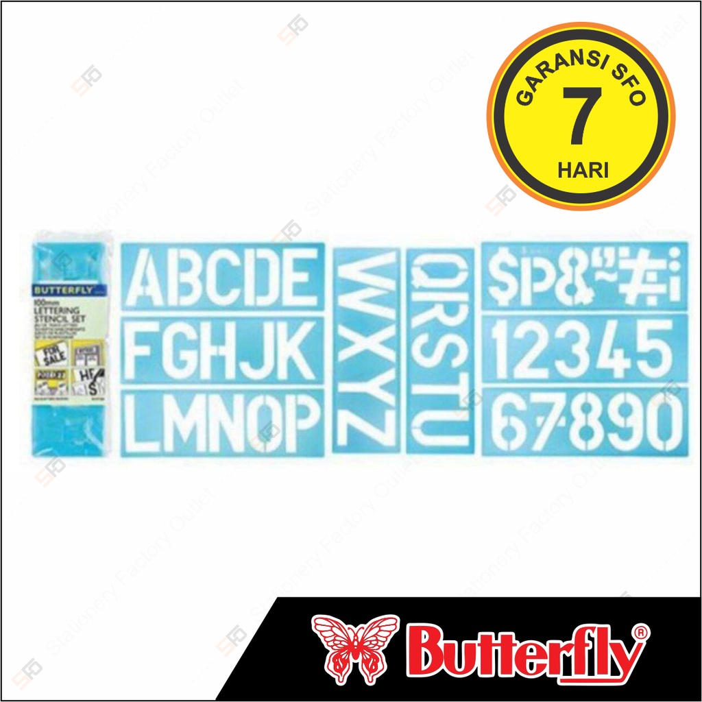 

Penggaris Mal Butterfly HA 860