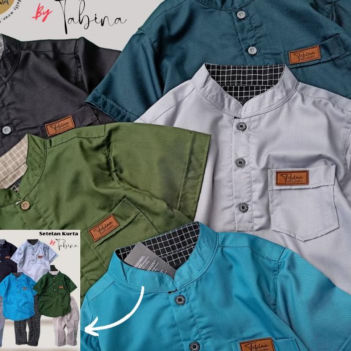 ֍ SETELAN KOKO ANAK, BAJU KOKO ANAK, KOKO KURTA ANAK TOYOBO, BAJU MUSLIM ANAK TOYOBO ORIGINAL TABINA