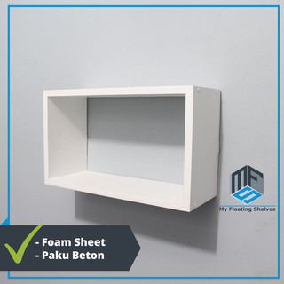 Rak Buku Dinding Minimalis Kotak Ambalan Dinding Tempel Rak Buku Dinding Minimalis Kotak Ambalan Dinding Tempel