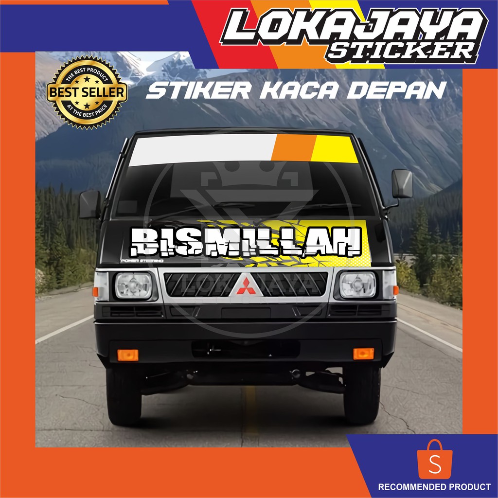 Jual Stiker Cutting Kaca Depan Mobil L300 Realvan Pickup Granmax