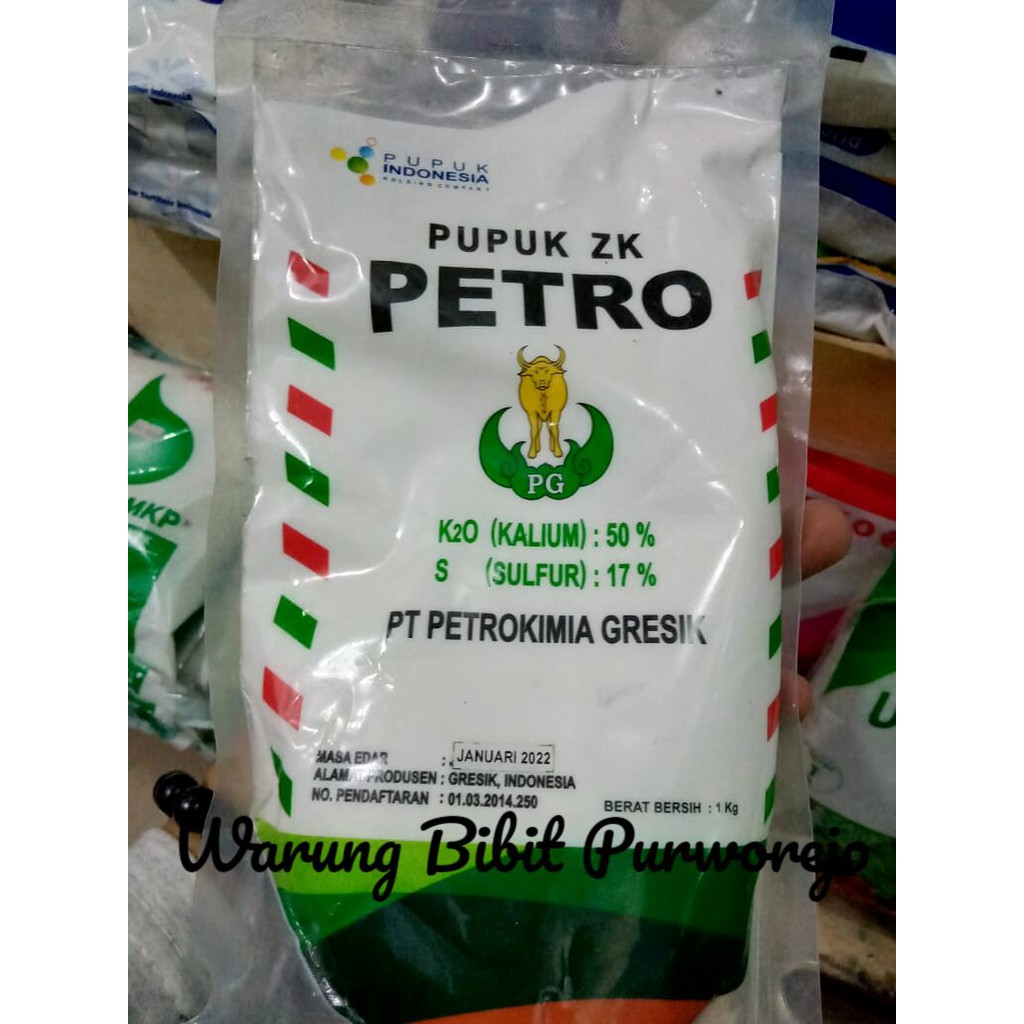Pupuk ZK Petro 100 gram repacking Pupuk ZK Kalium Sulfat