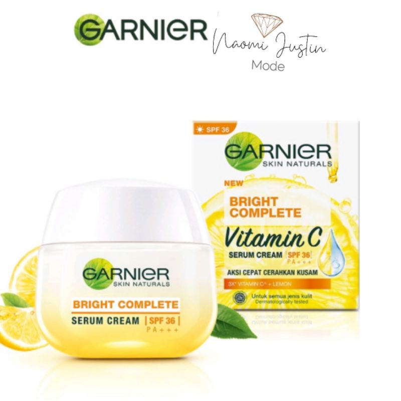 Garnier Light Complete Day &amp; Night Cream 50ml Krim Pagi dan Malam