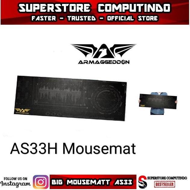 Mousepad Gaming Armaggeddon AS-33H Extra Large MouseMat