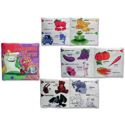 Promo Diskon Besar  Buku Bantal / Buku Kain Mengenal Warna