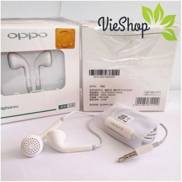 Headset Oppo Original Stereo Bass MH133