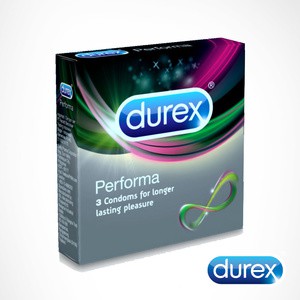 Durex Kondom Performa tahan lebih lama ( isi 3pcs )