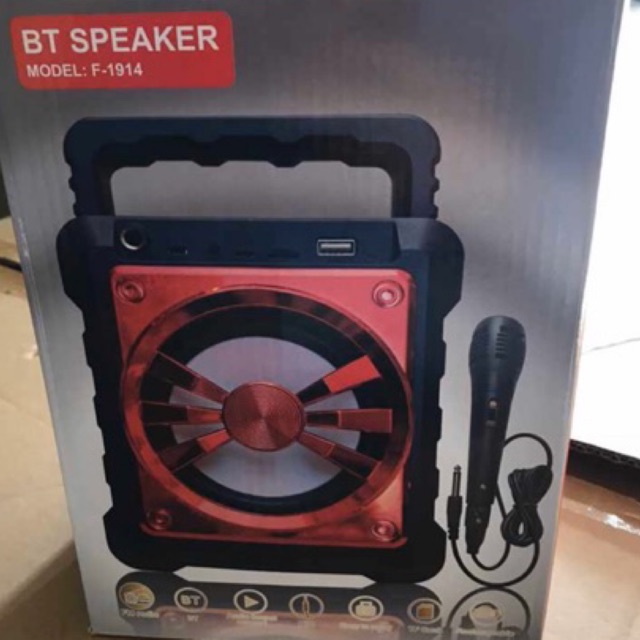Speaker Portable Wireless FLECO F 1914 FREE MIC - SPEAKER MULTIMEDIA BLUETOOTH FLECO F-1914 free Mic