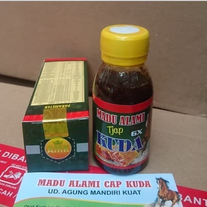 

madu- super tonik 6x madu alami tjap kuda kemasan baru -madu.