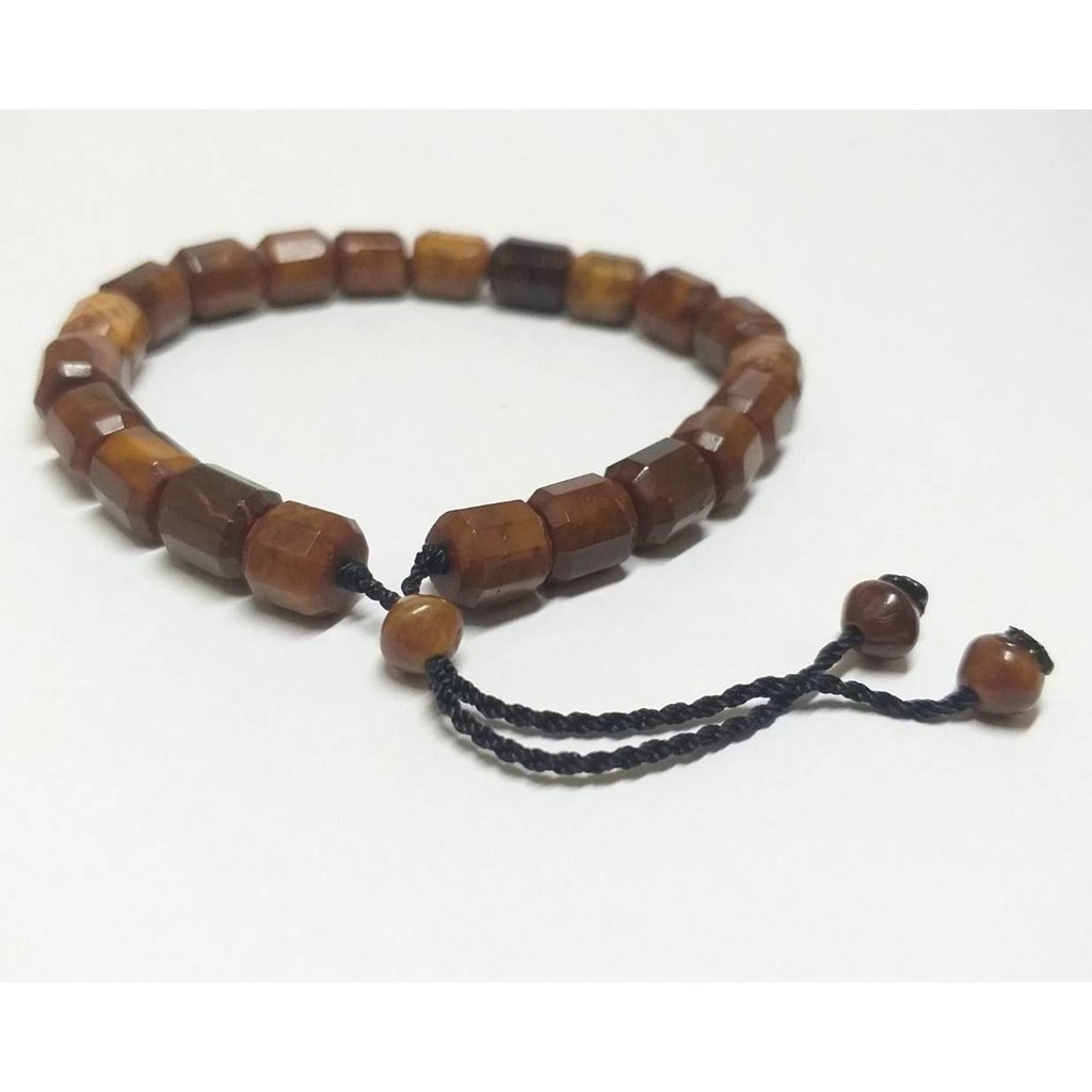 KHARISMA GELANG KOKKA KRISTAL SILINDER COKLAT Kaukah Asli