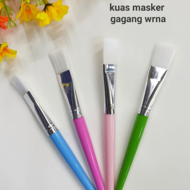 Kuas Masker Make Up Gagang Warna