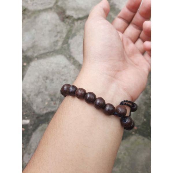 Gelang Kayu Ulin Manang Timbul Original Kalimantan