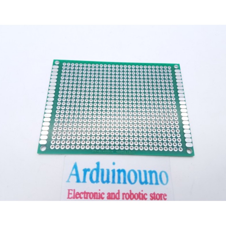 PCB Dot Matrix 6x8 cm Double Layer Through Hole 6x8cm FR4 Protoboard