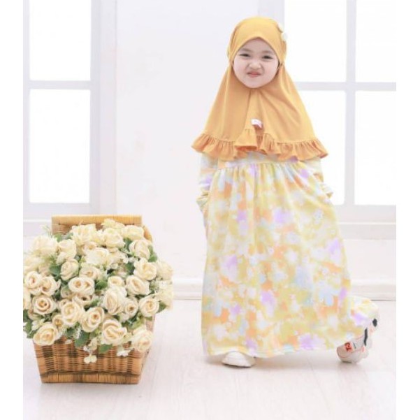 Gamis Makka By Viola Kids / Gamis Anak Ready M