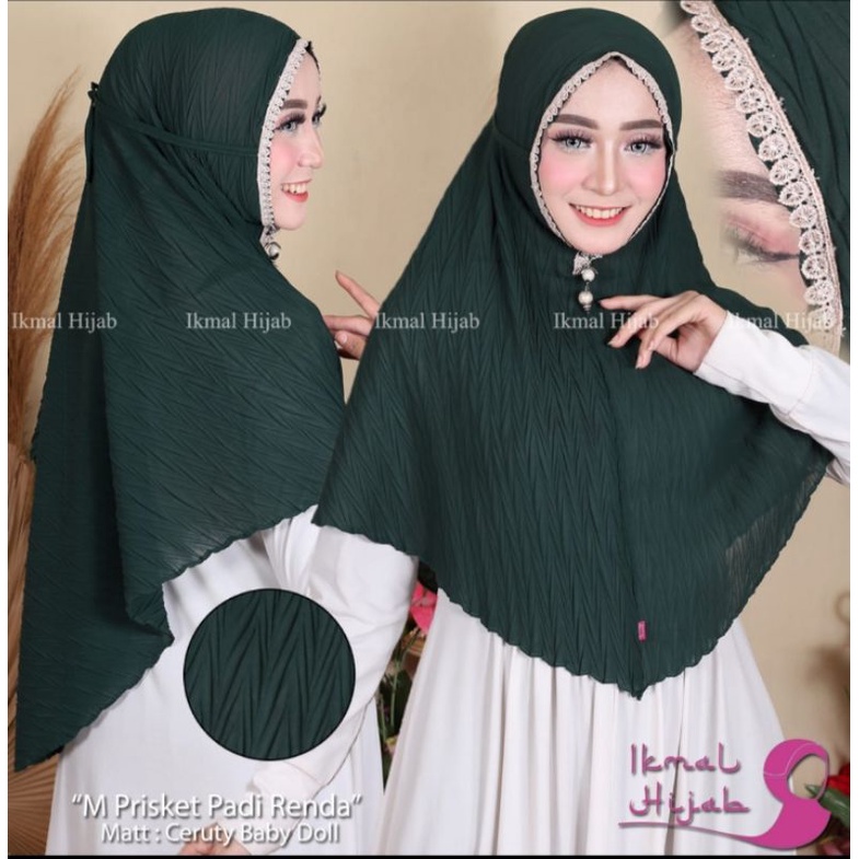 BERGO PLISKET PADI RENDA TERBARU